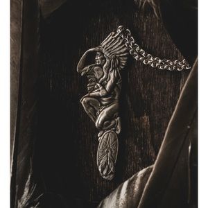 NEW Sterling Silver “Kneeling Chief” Necklace